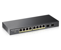 Zyxel 10p GS1900-10HP (8x100/1000Mbit PoE, 2xSFP) - 413632 - zdjęcie 4